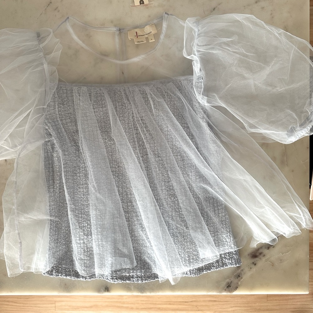 Anthropologie Tule Blouse